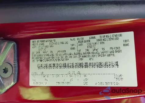 2018 Ford Escape Sel from USA, damaged, VIN 1FMCU9HD0JUB44361